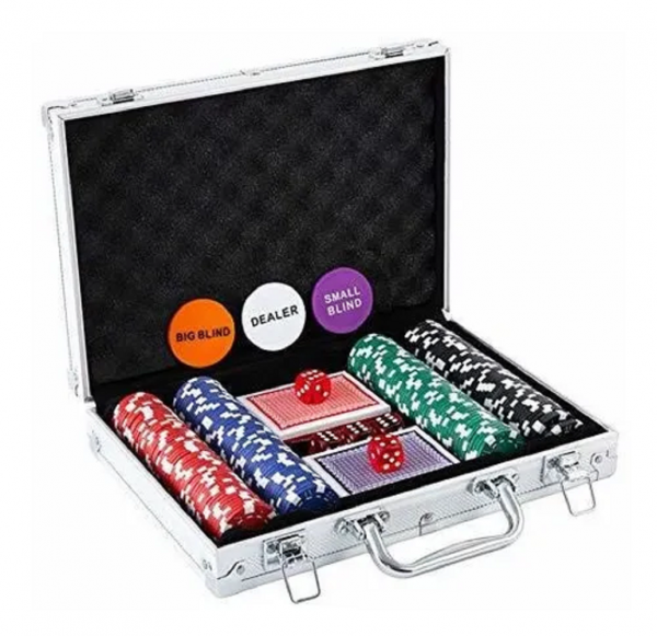 Maletín Aluminio Poker 200 fichas